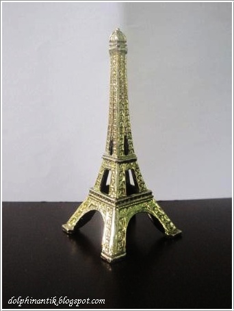 Dolphin Antik Miniatur Menara  Eiffel  8 5 cm