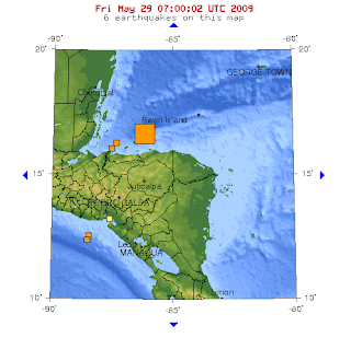 3 Honduran terremotos