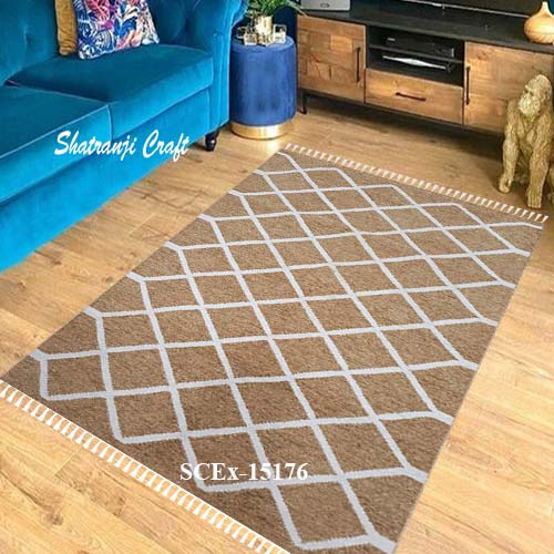 New design Satranji (3'x5' feet) floormat karupannya rug in Rangpur শতরঞ্জি ডিজাইন SCEx-15176