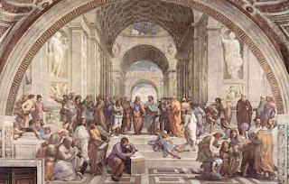 Les philosophes Grecs- peinture de Rafaël.