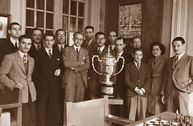 Club Ajedrez Barcelona, el campeón de Catalunya por equipos de 1945