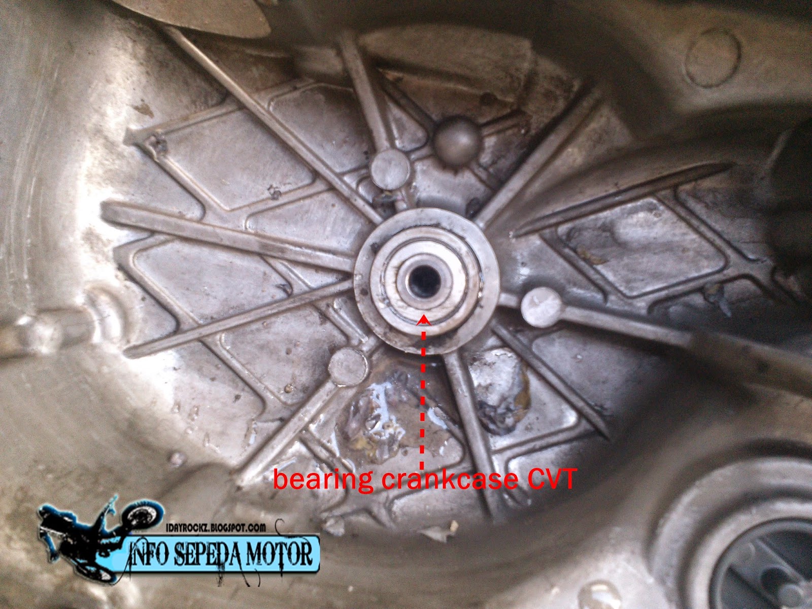 Cara Melepas Bearing Di Crankcase Cvt Bearing Atau Laher Pada Ass