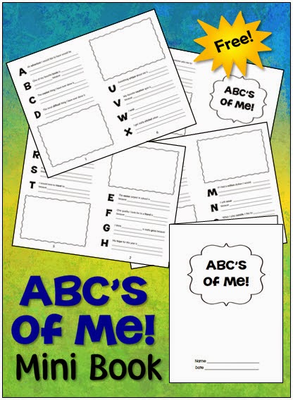 Free Mini ABC Booklets - perfect for so many different types of projects! 