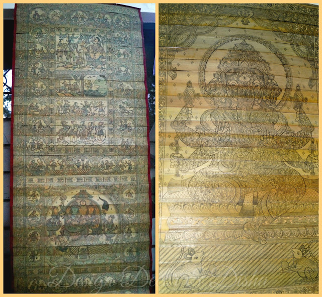 Patachitra on palm leaf