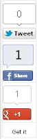 Floating Social Sharing Button