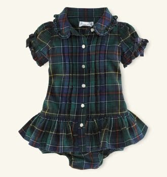 Designer Baby Dresses on Designer Baby  Ralph Lauren Winslet Tartan Dress