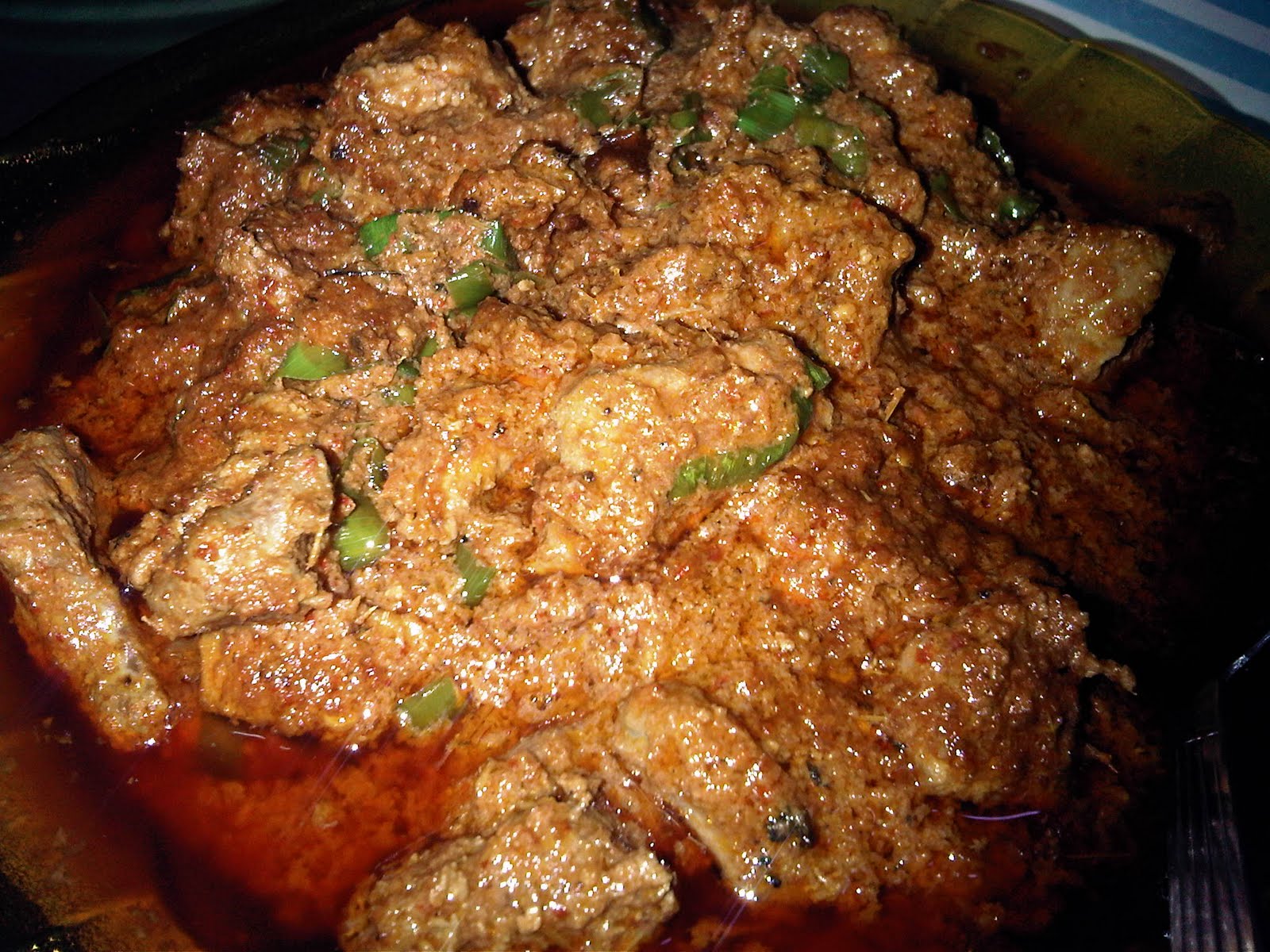 resepi rendang hati lembu