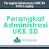 Perangkat Administrasi UKK SD 2018 Lengkap