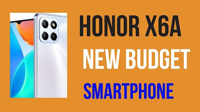 The Honor X6a,  new low-cost smartphone