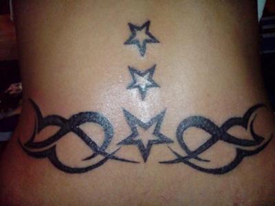 Tatuajes de estrellas tribales