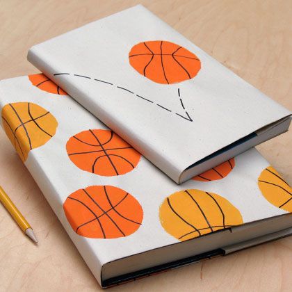 Wildcat Basketball Book Covers Craft