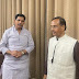 भाजपा नेता ईश्वर मावी ने दी पूर्व उपमुख्यमंत्री डा. दिनेश शर्मा को बधाई