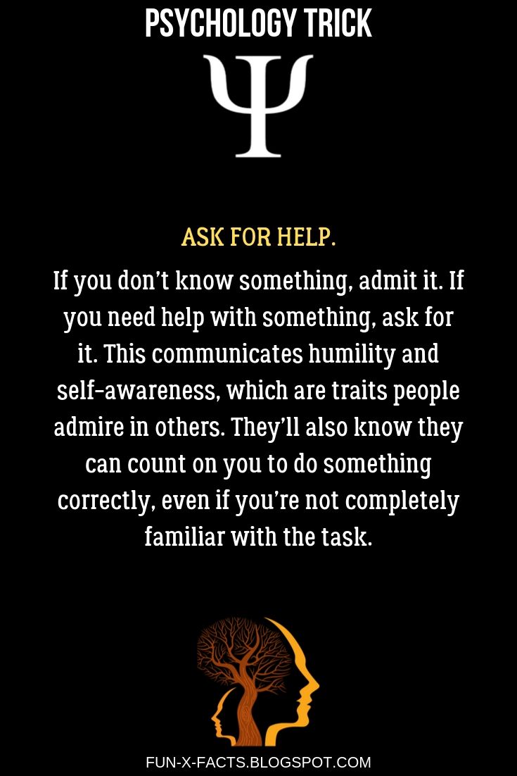 Ask for help - Best Psychology Tricks