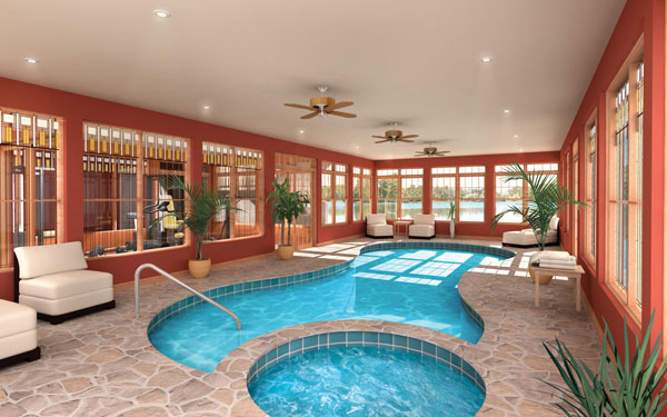  New  home  designs  latest Indoor  home  swimming pool  