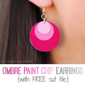 http://www.thinkingcloset.com/2014/03/10/ombre-paint-chip-earrings-free-cut-file/