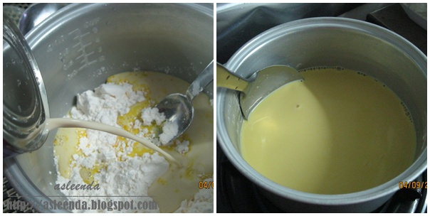 Blog mummy asyraf & dahlia: Resepi Puding Triffle - step 