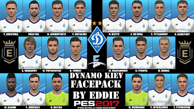 PES 2017 Dynamo Kiev Facepack by Eddie