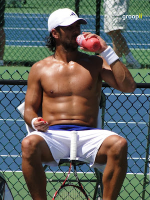 Fernando Verdasco Shirtless at Cincinnati Open 2010