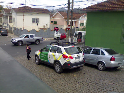 Carro do Google Street View em Itajubá MG