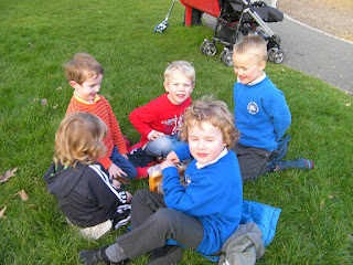 gather round for a picnic on the grass