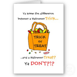 Halloween Trick Or Treat Cards