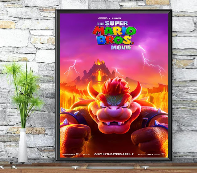 New Mario Bros Movie Poster 2023