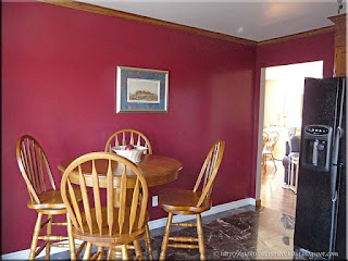 ceiling trim in the kitchen