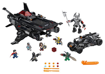 LEGO DC Comics Super Heroes : Liga de la Justicia - 76087 Flying Fox: ataque aéreo del Batmobile | 2017 | PELICULA | CONTENIDO JUGUETE 