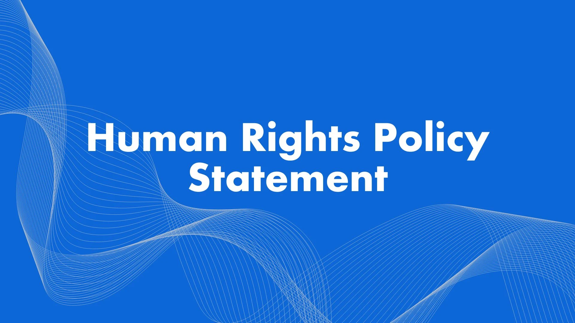 IndraStra Global Human Rights Policy Statement