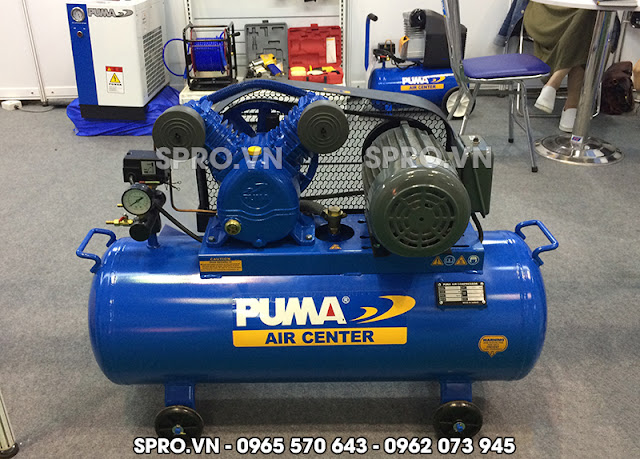 máy bơm hơi đài loan 2hp puma pk20100 dung tích 100l giá bao nhiêu