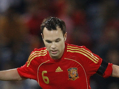 Andres Iniesta Spain Football Player