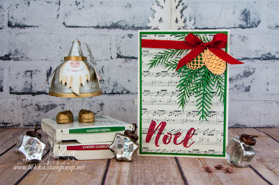 Christmas Pines Christmas Card.   Get your Christmas Crafting Supplies here