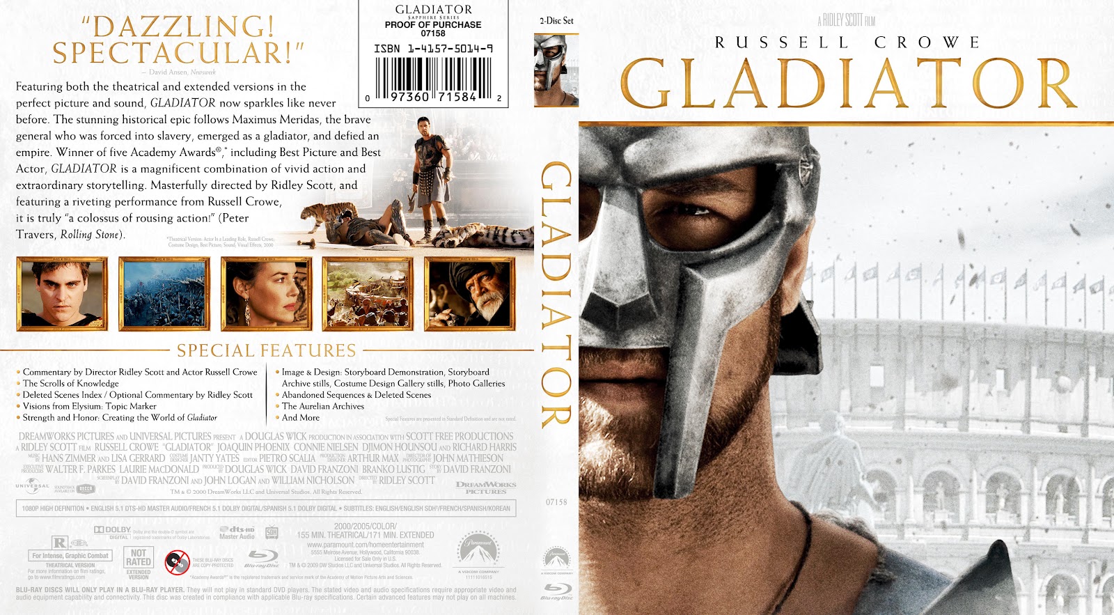 Gladiator Dvd Cover