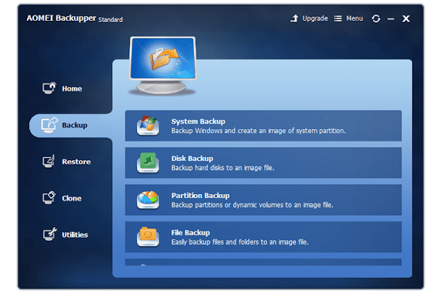 برنامج, لنسخ, الملفات, احتياطيا, وحفظها, من, الضياع, AOMEI ,Backupper ,Standard