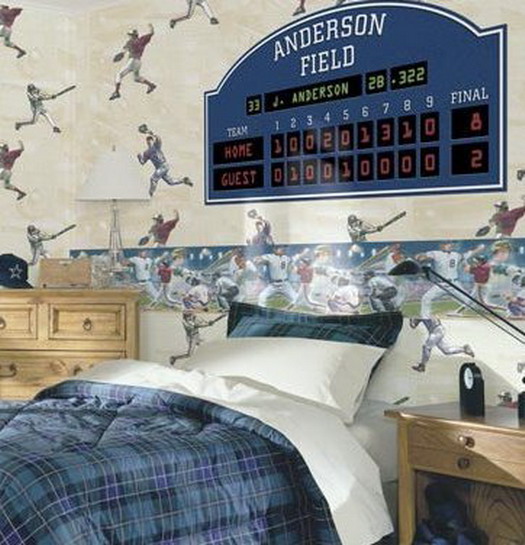 Boys Sports Bedroom Decorating Ideas