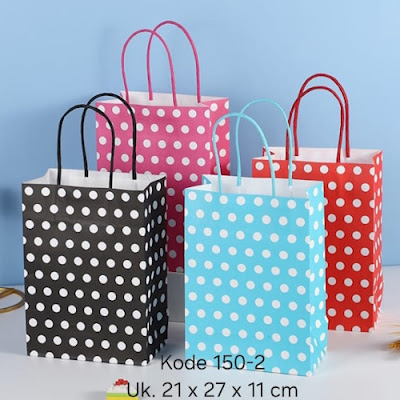 Paper Bag Motif Polkadot (150-2)