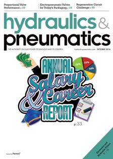 Hydraulics & Pneumatics 2016/10 - Anno LXIX | ISSN 0018-814X | TRUE PDF | Mensile | Professionisti | Oleodinamica | Pneumatica
Hydraulics & Pneumatics è il mensile più diffuso, più completo e organico ad indirizzo applicativo, per i tecnici delle aziende che già utilizzano o intendono utilizzare l'energia fluida. Prima rivista italiana del settore, vanta uno staff redazionale autorevole che segue una politica intesa ad offrire un concreto e sostanziale contributo alla diffusione e allo sviluppo dell'automazione oleodinamica e pneumatica, e alla soluzione più moderna e adeguata dei problemi connessi.