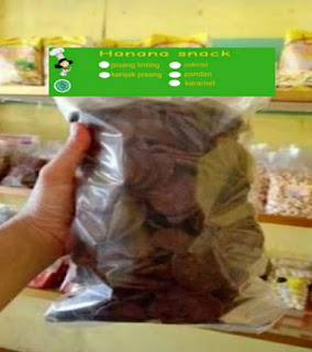 Kerpik pisang rasa coklat