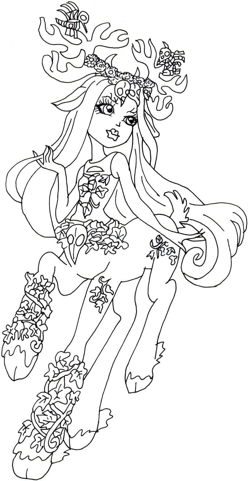 Monster High Free Coloring Pages 5