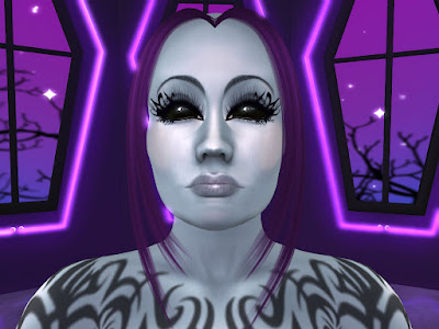 Trying to make myself an Undead Warlock in Second Life (Face) - by Majikvixen