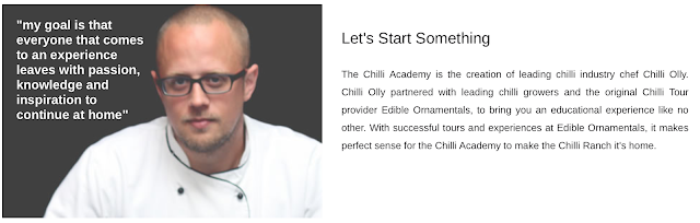 Chilli Olly at the Chilli Academy, Bedford