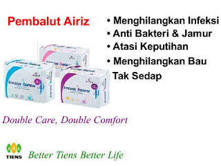 AIRIZ SANITARY NAPKIN (PEMBALUT WANITA)