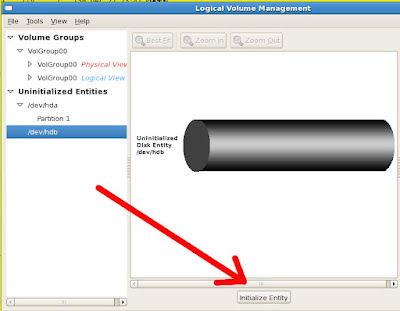 LVM - Initialize Entity