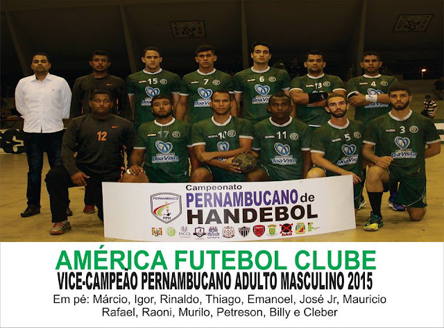 América é vice-campeão pernambucano de handebol