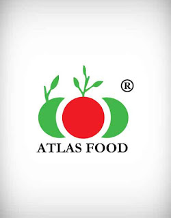 atlas food logo vector, atlas food logo vector, restaurant logo, food court logo, bar logo, hotel logo, beverage logo, Poulty, Beef, Pork, Seafood