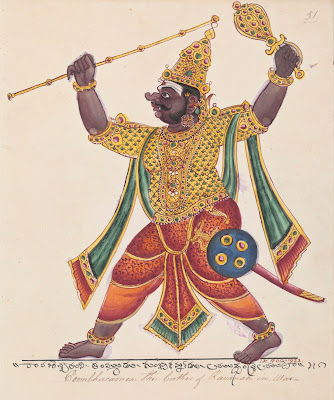 The demon Kumbhakarna