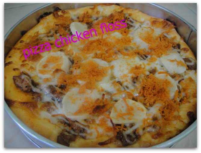 Resepi Kehidupanku: Pizza black paper + Chicken floss