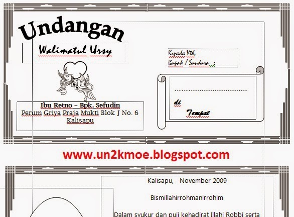  Download Undangan Gratis Desain Undangan Pernikahan 