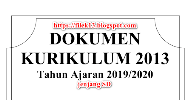 Contoh Dokumen 1 Kurikulum 2013 (K13) Format Word