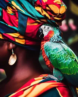 African Folktale Eoh and the Colorful Parrot